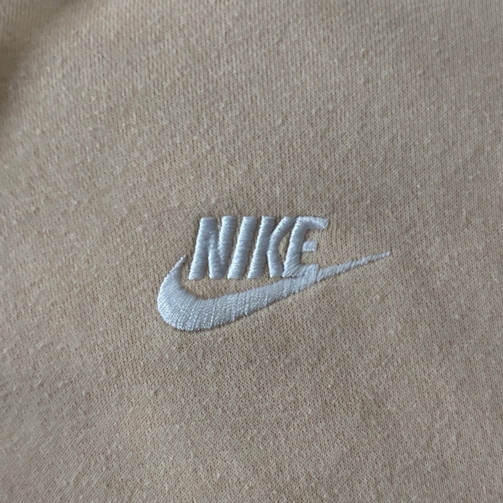 Nike Club Fleece Men's Beige Hoodie - Picture 3 of 5